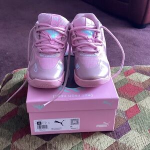PUMA Kids Light Pink Sneakers